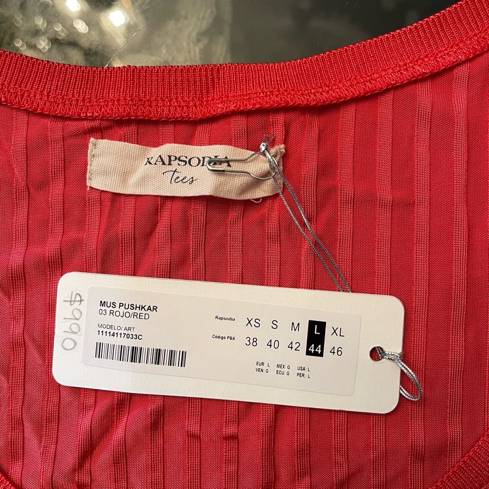 RAPSODIA Red Top - Picture 2 of 9
